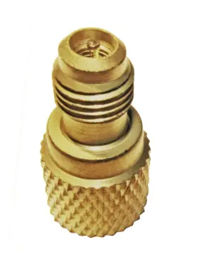 A. R. Components 680226631396 R410 Mini-split Charging Adaptor 5/16 Female X 1/4 Male With Valve Core And