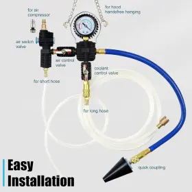 Ad10101rd Adafirst Vacuum Coolant Refill Tool With Gauge Adapter Hoses For Automotive Use #3