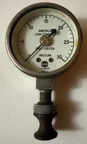 Rao-2607a American Can Vacuum Gauge