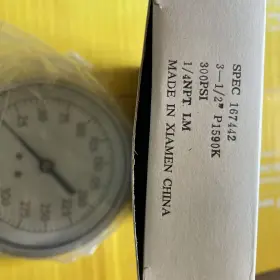 P1590k Ametek 167442 Usg 3- Inch Water 0-300psi 1/4 Npt Gauge #3