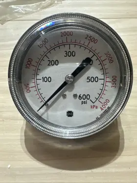 X14010097040 Ametek 3.5 Inch Pressure Gauge 0-600 Psi 1/8 Npt 211838