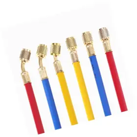 Hose-410a Antfees 60 Inch Ac Charging Hose Tube R410a Hvac Manifold Set 1/4 Sae Air Conditio #3