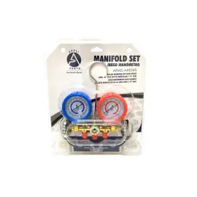 Apmg-a4b36s Ap Appli Parts 814245027971 R600 Manifold Gauge Set Brass Body With Sight-glass #3