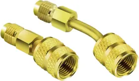 Apeixoto 313054243225 R410a Adapter 5/16 Inch Sae Female Quick Coupler And 1/4 Male Flare