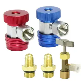 Ap82004kt Apeixoto Ac R134a Adjustale Qucik Coupler Adapter 1/4 Inch Male Flare Tank Quc Ap82004kt Apeixoto Ac R134a Adjustale Qucik Coupler Adapter 1/4 Inch Male Flare Tank Quc