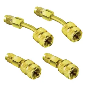 Ap82025kt Apeixoto R410a Adapter With 5/16 Inch Sae Female Quick Coupler And 1/4 Male F