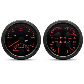 Ar-cx8243b Artilaura Cx8191b Gps Speedometer Gauge Set - With Tachometer Fuel Level Water