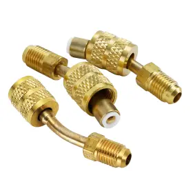 I025-a022 Artudatech 3pcs Split Adapter R410a 5/16 Inch Sae Female 1/4 Male -curve 45 #2 I025-a022 Artudatech 3pcs Split Adapter R410a 5/16 Inch Sae Female 1/4 Male -curve 45 #2