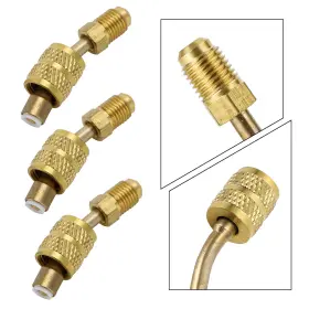 I025-a022 Artudatech 3pcs Split Adapter R410a 5/16 Inch Sae Female 1/4 Male -curve 45 I025-a022 Artudatech 3pcs Split Adapter R410a 5/16 Inch Sae Female 1/4 Male -curve 45