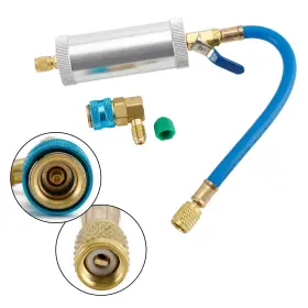 I025-a047 Artudatech Car Air Conditioning A/c Ac Oil And Dye Injector Tool 1/4 Inch Sae 2oz