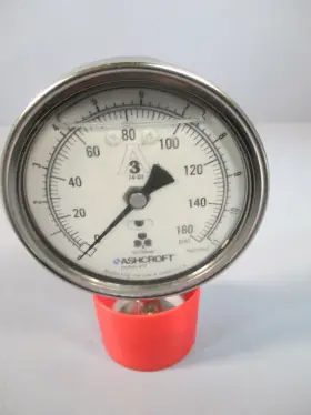 Ashcroft 54-60b-n 3-g-1.5 Glycerin Gauge 0-160 Psi