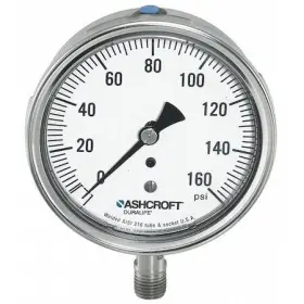 Ashcroft 759426950993 351009sw02lvac Gauge Vacuum 30in Hg Vac To 3-1/2 Inch