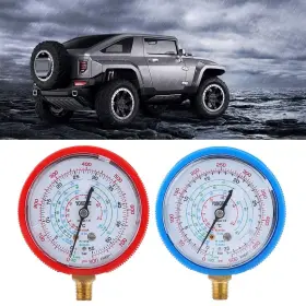 Astibympg0m4nrd3t Astibym Air Conditioner Refrigerant Low And High Pressure Gauge Brass Ac Ga #3