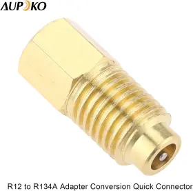 Aupoko 313025047029 R12 To R134a Adapter Conversion Quick Connector 1/4 Sae Female X 1/2 #2
