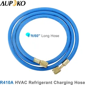 Aupoko 445008787776 R410a Ac Refrigerant Charging Hoses 60 Hvac Hose With 1 #2