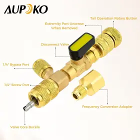 Aupoko 606034661363 Valve Core Remover Installer Tool R410a R22 Ac Schrader Rem #2