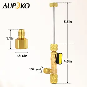Aupoko 606034661363 Valve Core Remover Installer Tool R410a R22 Ac Schrader Rem #3