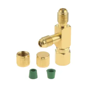 Aupoko 606034661387 Quick Coupler Access Tee 1/4ftft Valves Core Adapter With Swivel Con Aupoko 606034661387 Quick Coupler Access Tee 1/4ftft Valves Core Adapter With Swivel Con