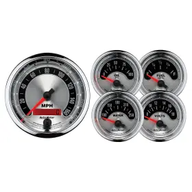 Auto Meter 046074012020 1202 American Muscle Kit Box - 5 Piece