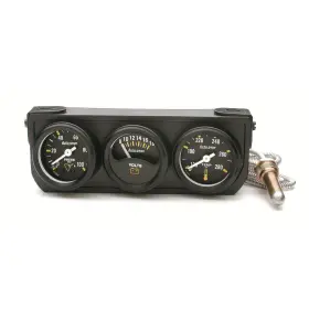 Auto Meter 046074023965 2396 Autogage Mechanical Mini Oil/volt/water Gauge With Black Console 1.500 Inch