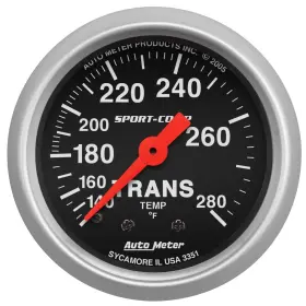 Auto Meter 046074033513 3351 Sport-comp Mechanical Transmission Temperature Gauge