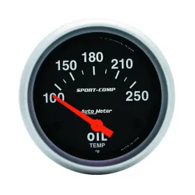 Auto Meter 046074035425 3542 Sport-comp Oil Temperature Gauge