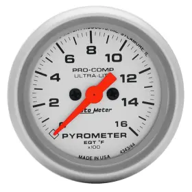 Auto Meter 046074043444 4344 Ultra-lite Electric Pyrometer Gauge Kit 2.3125 Inch