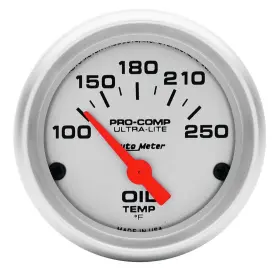 Auto Meter 046074043475 4347 Ultra-lite Electric Oil Temperature Gauge 2 1/16 Inch