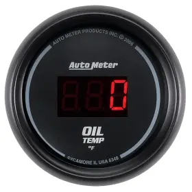 Auto Meter 046074063480 6348 Sport Comp Digital 2-1/16 Inch 0-340 Degree F Oil Temperature Gauge