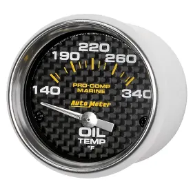 Auto Meter 046074142574 Autometer Gauge Oil Temp 2 1/16 Inch 140-300 F Carbon Fiber 200764-40 Multi #2