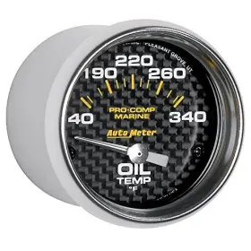 Auto Meter 046074142574 Autometer Gauge Oil Temp 2 1/16 Inch 140-300 F Carbon Fiber 200764-40 Multi #3