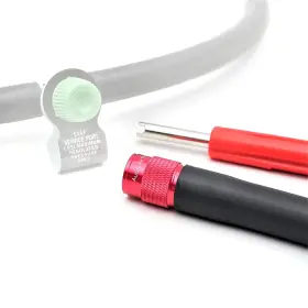 Autoline Pro 605620262755 Evap Service Port Adapter Adaptor Connector Kit With Valve Removal Tool Smoke Le