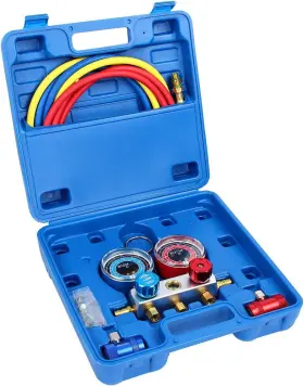0459ar303064rocking-07 Autorocking A/c Diagnostic Manifold Gauge Kit Air Conditioning Refrigerant #3