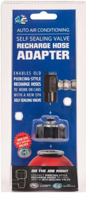 Avl420cs Avalanche Recharge Hose Refrigerant Adapter Black