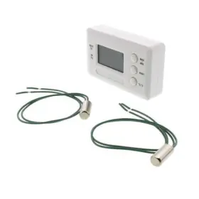 Azel Technologies 384929351383 Dual Zone Digital Temperature Gauge With Two Universal Sensor Probes