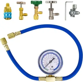 Baco Engineering 711181900118 R134a Refrigerant Recharge Kit Ac Auto R134a/r-12/r-22 Freon Hose C