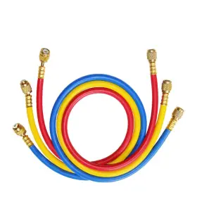 Beduan 749235378118 Ac Charging Hose 1/4 Inch Sae Flare Thread Hvac Air Condition Refrigerant Charg