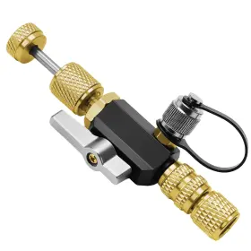 Xfgj123 Behonor Hvac Valve Core Removal Tool 1/4 Inch & 5/16 Dual Mega Flow Vacuum-rated Va