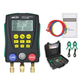 Beley 733810037835 Refrigeration Digital Manifold Hvac System Gauge High-precision Vacuum Press