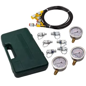 Bfo 107lmz Diagnostic Pressure Tester Gauge Couplings Hydraulic Hose Kit Excavator New