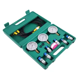 2ltkza Bfo Hydraulic Pressure Testing Gauge Diagnostic Couplings Kit For Excavator 3 Gauges