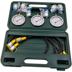 Bfo 46wfqb Hydraulic Pressure Gauge Tester Diagnostic Couplings Tool Kit M10x1.25 New
