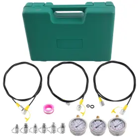 6prc3m Bfo Diagnostic Pressure Tester Gauge Couplings Hydraulic Hose Kit Excavator 600bar