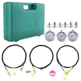 Dp1yig Bfo Hydraulic Pressure Testing Gauge Diagnostic Couplings Kit For Excavator 9000psi Dp1yig Bfo Hydraulic Pressure Testing Gauge Diagnostic Couplings Kit For Excavator 9000psi