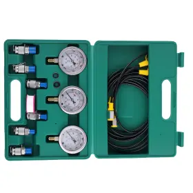 Jrvh2p Bfo Hydraulic Pressure Testing Gauge Diagnostic Couplings Kit For Excavator 9000psi