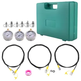 Q7pt4s Bfo Diagnostic Pressure Tester Gauge Couplings Hydraulic Hose Kit Excavator New Q7pt4s Bfo Diagnostic Pressure Tester Gauge Couplings Hydraulic Hose Kit Excavator New
