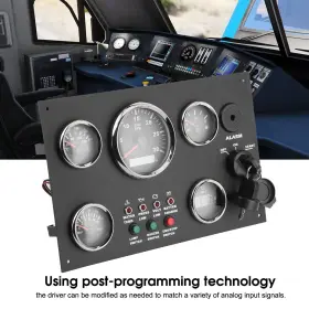 Bhdk 416680327567 Digital Gauge Cluster Set 52mm/82mm Water/oil/voltage With Voltmeter #2