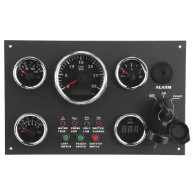 Bhdk 416680327567 Digital Gauge Cluster Set 52mm/82mm Water/oil/voltage With Voltmeter