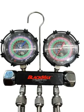Pbr103985 Black Max Mbh4z Blackmax Manifold Guage And Hoses R-134a 22 404a 410a Ye-j #2