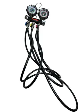 Pbr103985 Black Max Mbh4z Blackmax Manifold Guage And Hoses R-134a 22 404a 410a Ye-j